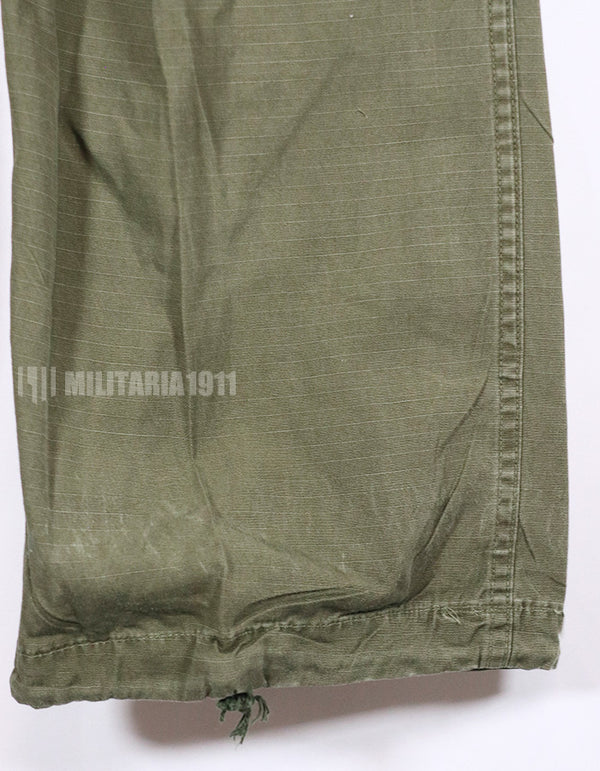 実物　初期型カット改造品　4th Model ジャングルファティーグパンツ　リップストップ生地