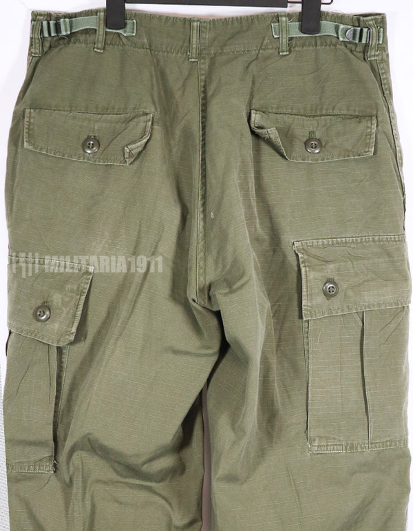 実物　初期型カット改造品　4th Model ジャングルファティーグパンツ　リップストップ生地