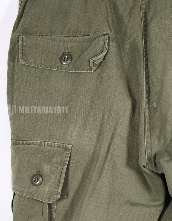 実物　初期型カット改造品　4th Model ジャングルファティーグパンツ　リップストップ生地
