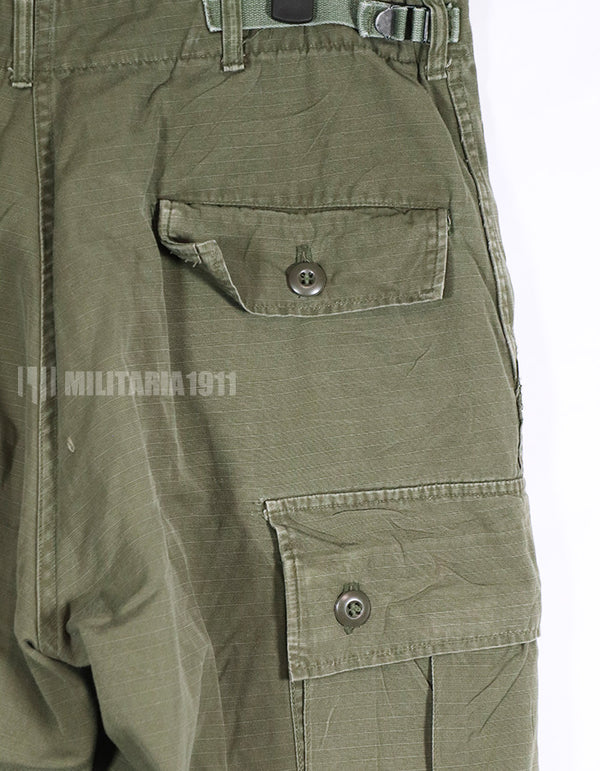 実物　初期型カット改造品　4th Model ジャングルファティーグパンツ　リップストップ生地