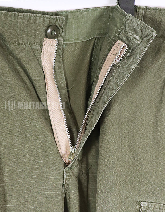 実物　初期型カット改造品　4th Model ジャングルファティーグパンツ　リップストップ生地