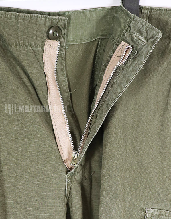 実物　初期型カット改造品　4th Model ジャングルファティーグパンツ　リップストップ生地
