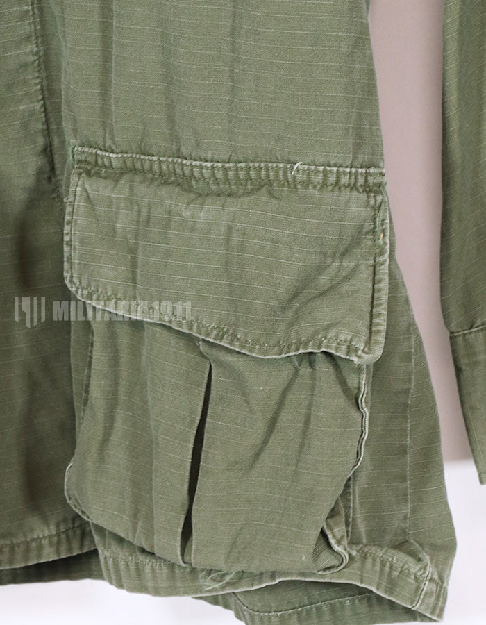 実物　1970年製 4th Model ジャングルファティーグ ジャケット S-S 使用感あり　中古品