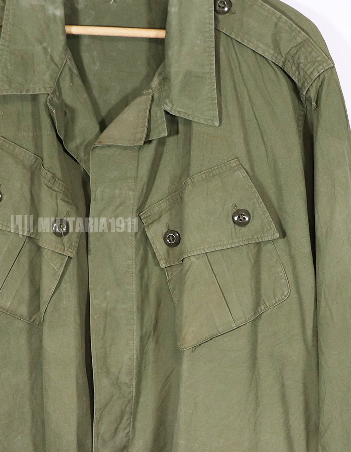 実物　1st Model ジャングルファティーグ ジャケット 汚れ 退色ありX Large Size
