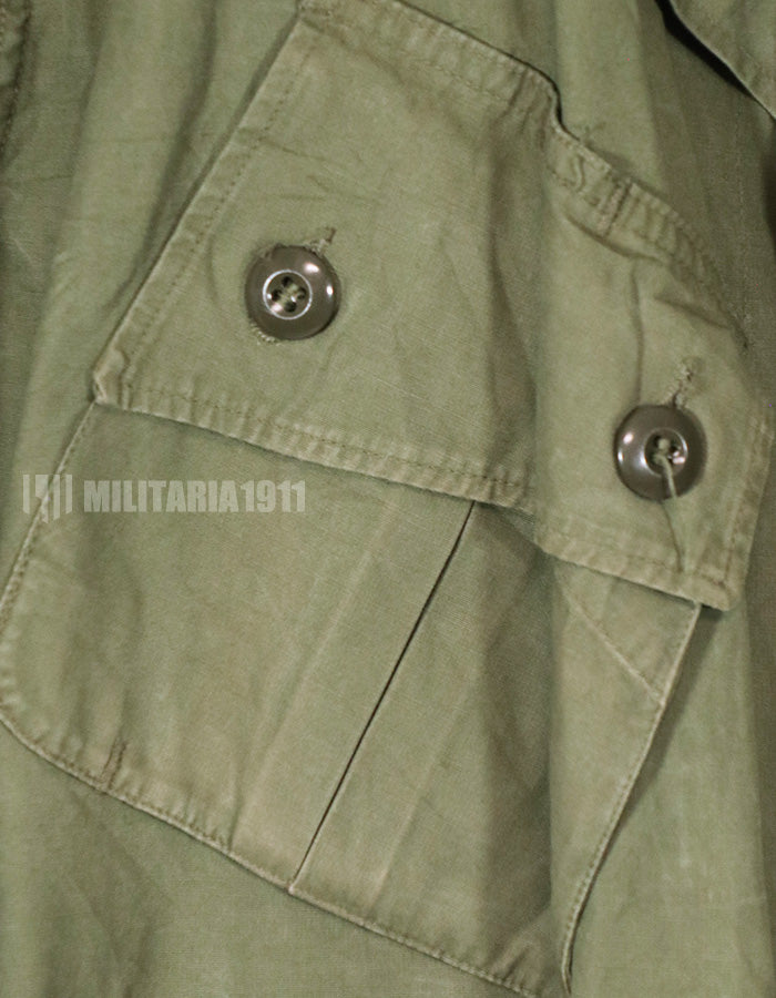 実物　1st Model ジャングルファティーグ ジャケット 汚れ 退色ありX Large Size