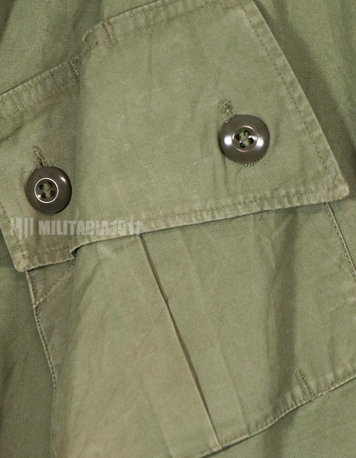 実物　1st Model ジャングルファティーグ ジャケット 汚れ 退色ありX Large Size