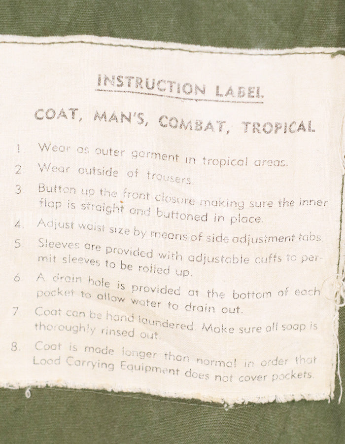 実物　1st Model ジャングルファティーグ ジャケット 汚れ 退色ありX Large Size