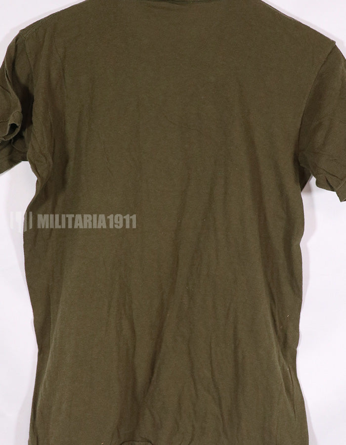 実物　1960年代〜1970年代　アメリカ軍　OD Tシャツ　インナー　中古品 D