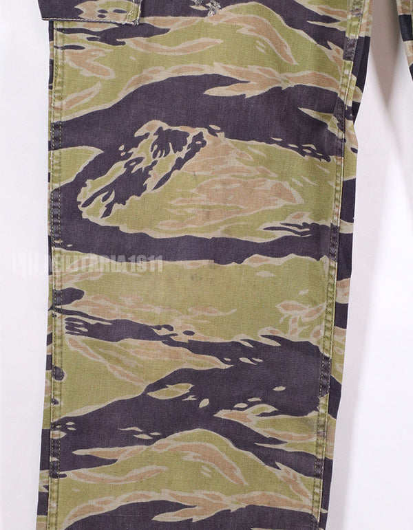 実物　タイガーストライプ　レイトウォーヘビーウェイト　パンツ　A-M 退色あり