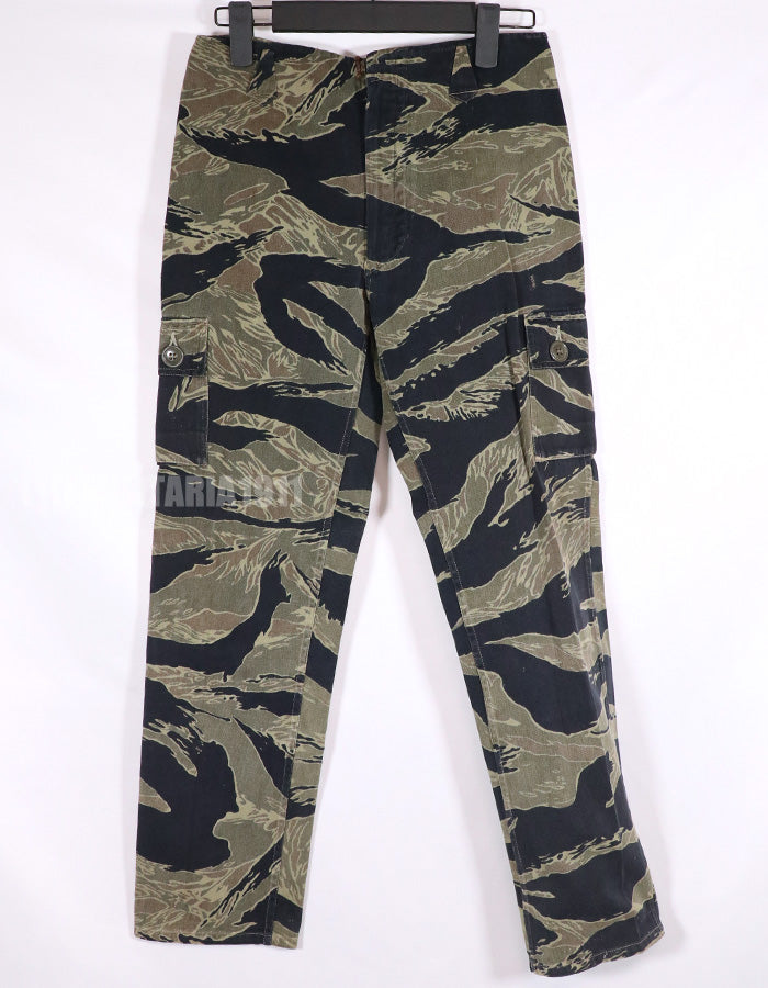 実物　タイガーストライプ　初期パターン　Fat Tiger JWS　パンツ　テイラード　中古品