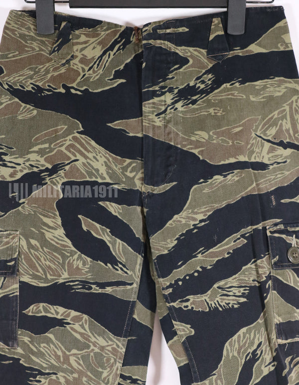 実物　タイガーストライプ　初期パターン　Fat Tiger JWS　パンツ　テイラード　中古品