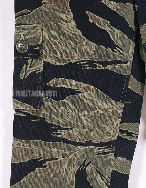 実物　タイガーストライプ　初期パターン　Fat Tiger JWS　パンツ　テイラード　中古品