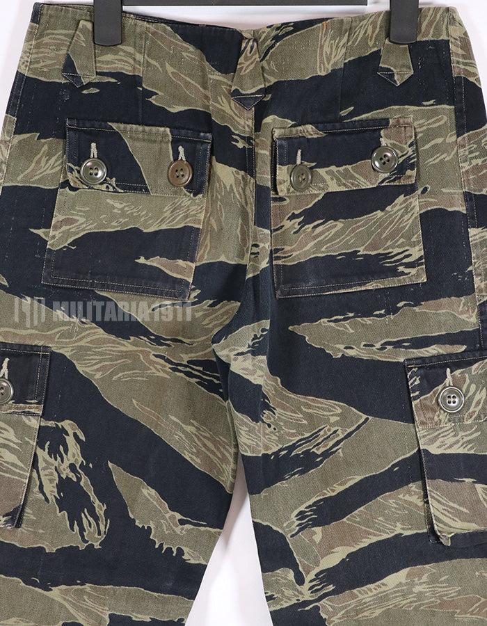 実物　タイガーストライプ　初期パターン　Fat Tiger JWS　パンツ　テイラード　中古品