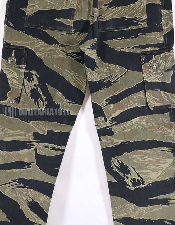 実物　タイガーストライプ　初期パターン　Fat Tiger JWS　パンツ　テイラード　中古品