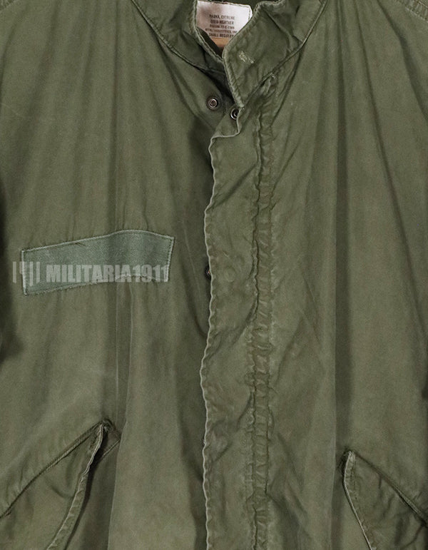 実物　1972年製 アメリカ軍　M65 エクストリームコールドウェザーパーカー シェルのみ　中古品