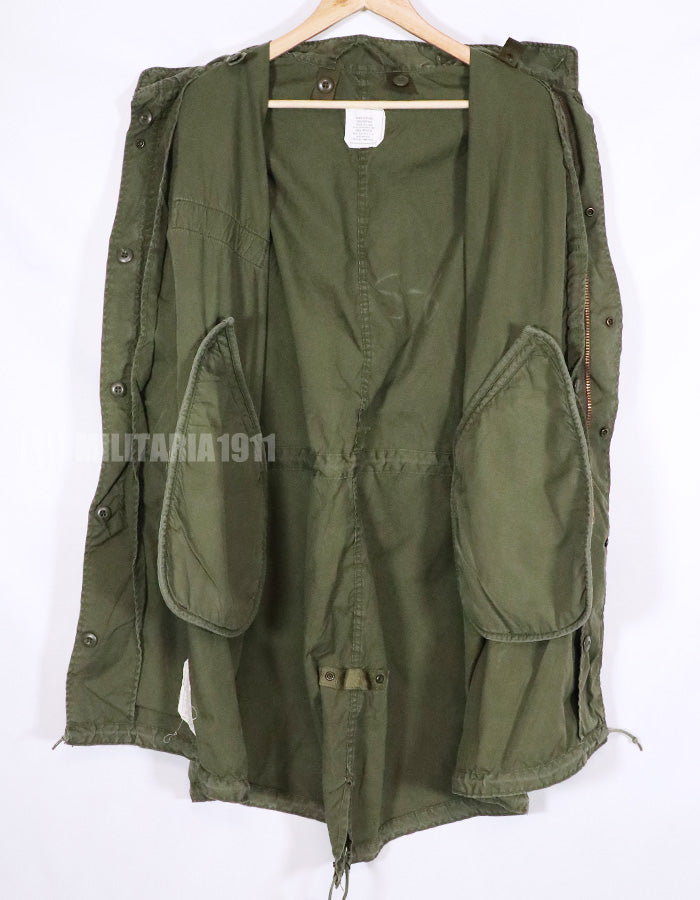実物　1972年製 アメリカ軍　M65 エクストリームコールドウェザーパーカー シェルのみ　中古品