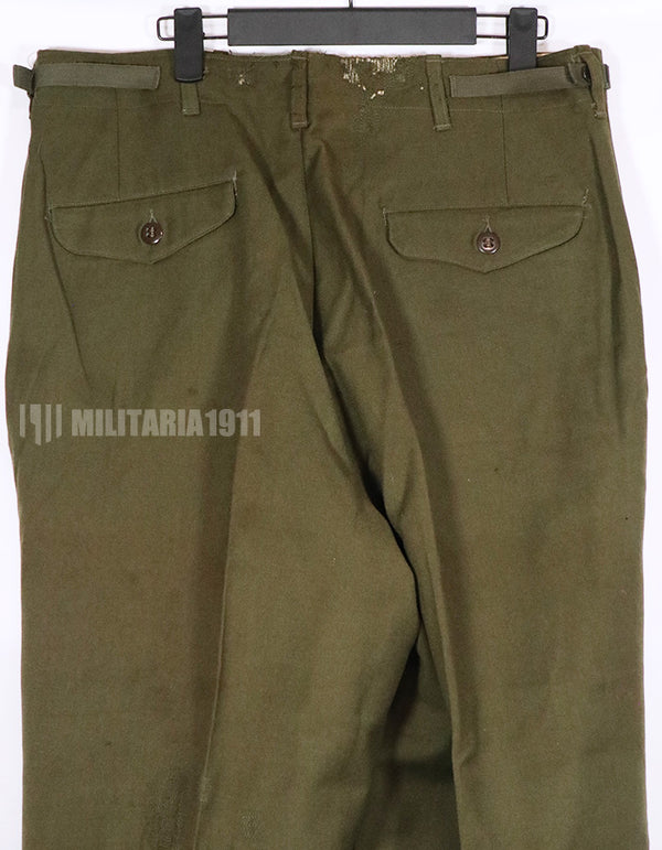 実物　アメリカ軍　M1951 ウールフィールドパンツ　M-R 中古品