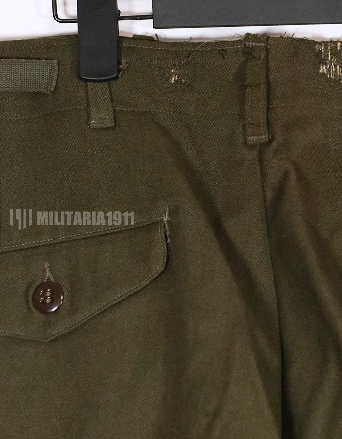実物　アメリカ軍　M1951 ウールフィールドパンツ　M-R 中古品