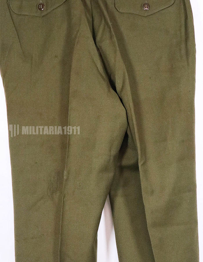 実物　アメリカ軍　M1951 ウールフィールドパンツ　M-R 中古品