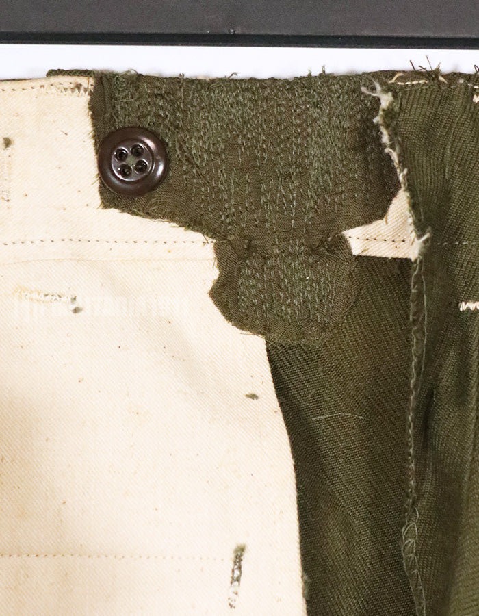 実物　アメリカ軍　M1951 ウールフィールドパンツ　M-R 中古品
