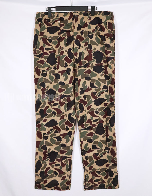 実物　CIDG　ベオガム迷彩　ローカルメイド ダッグハンター　Lサイズ　ジッパーフライ