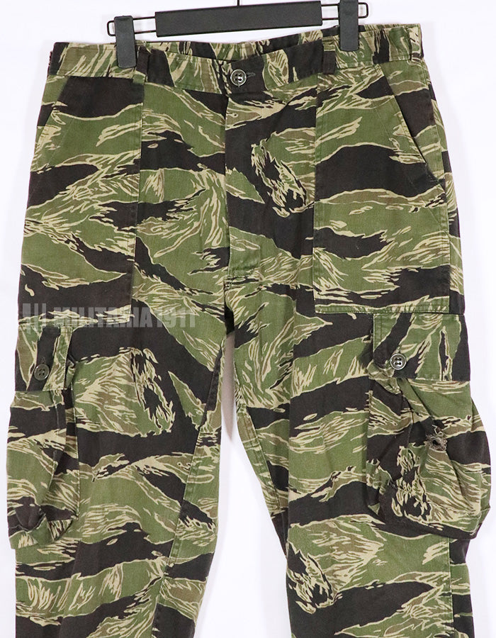 実物　沖縄タイガー　JWD　タイガーストライプ　パンツ　ビッグサイズ　中古品　股下短い