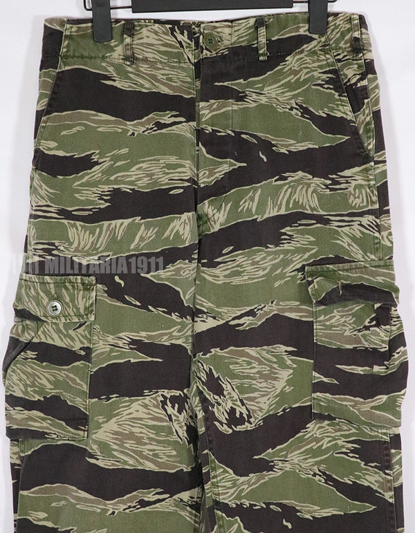 正品冲绳虎纹裤，面料已修补，稀有物品