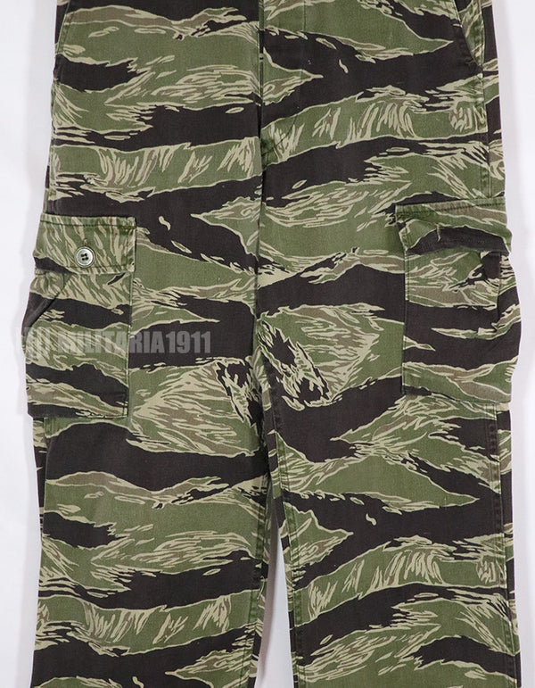 正品冲绳虎纹裤，面料已修补，稀有物品