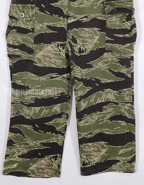 正品冲绳虎纹裤，面料已修补，稀有物品