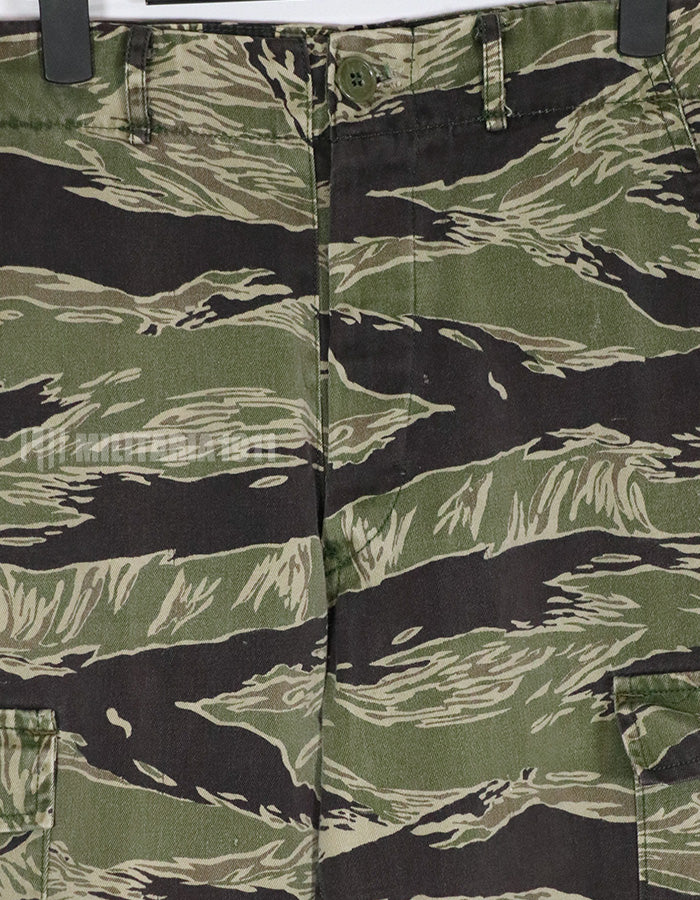 正品冲绳虎纹裤，面料已修补，稀有物品