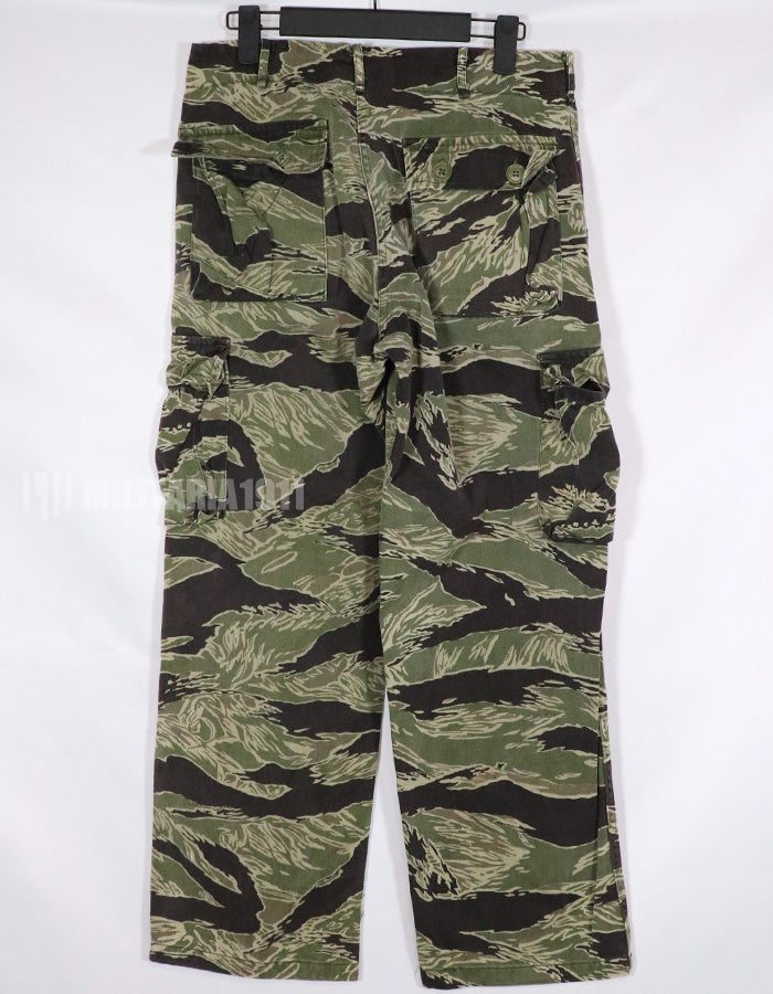 正品冲绳虎纹裤，面料已修补，稀有物品