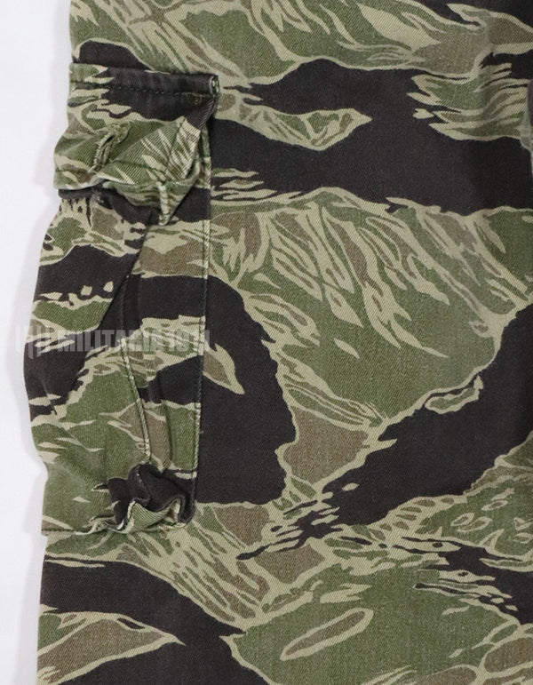 正品冲绳虎纹裤，面料已修补，稀有物品