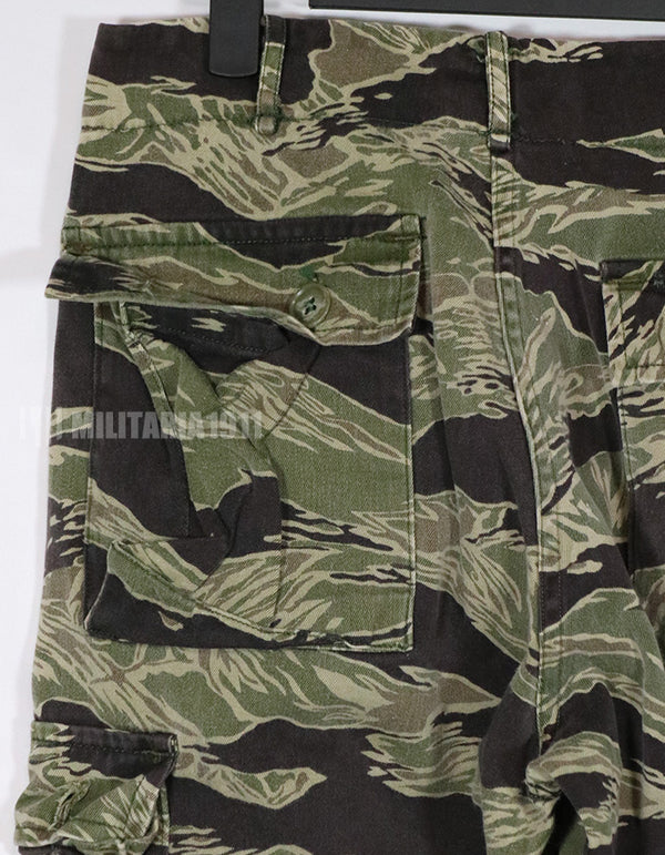 正品冲绳虎纹裤，面料已修补，稀有物品