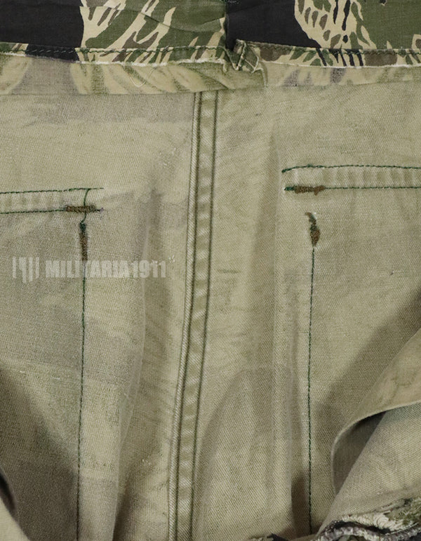 正品冲绳虎纹裤，面料已修补，稀有物品