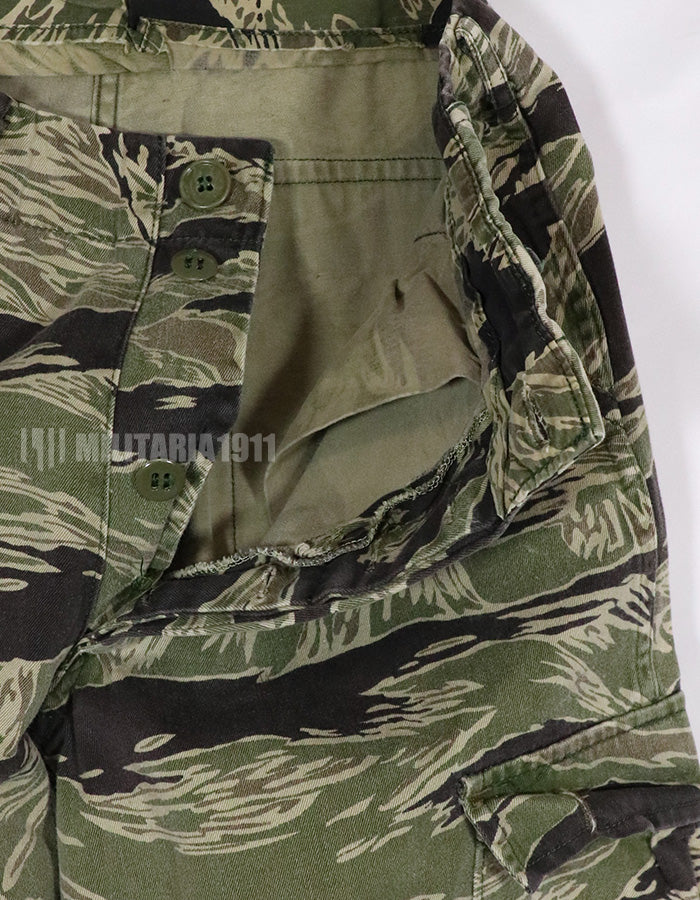 正品冲绳虎纹裤，面料已修补，稀有物品