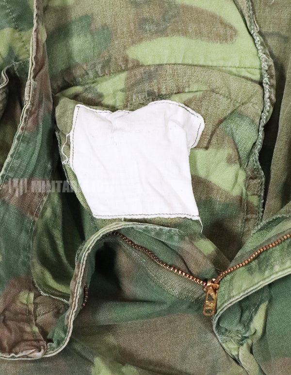 実物　ERDL ポップリン製　パンツ　ノンリップ　退色あり　ダメージあり