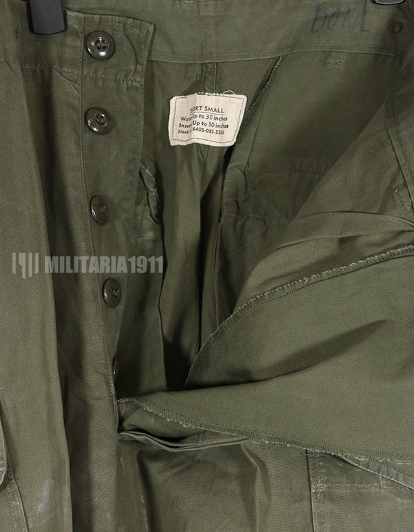 正品 1963 年第一版丛林迷彩裤，长期存放，二手