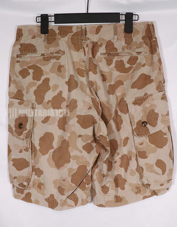 民間品　フロッグスキン　ショーツ　ダックハンター迷彩　退色あり　状態よい