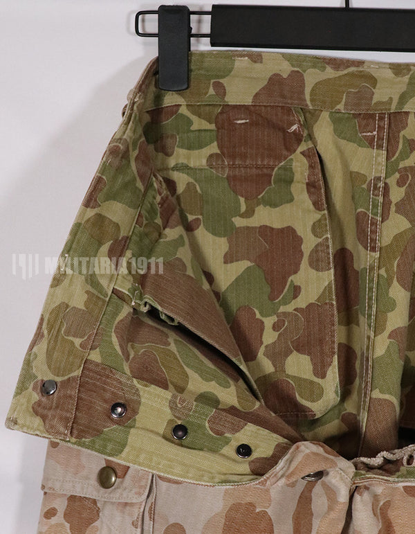 民間品　フロッグスキン　ショーツ　ダックハンター迷彩　退色あり　状態よい