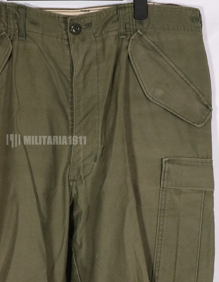 実物　1974年製 M65 コットンフィールドパンツ　中古品　退色あり
