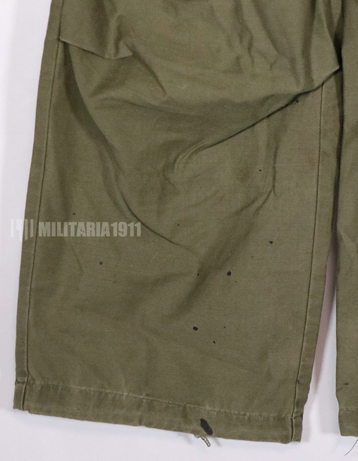 実物　1974年製 M65 コットンフィールドパンツ　中古品　退色あり