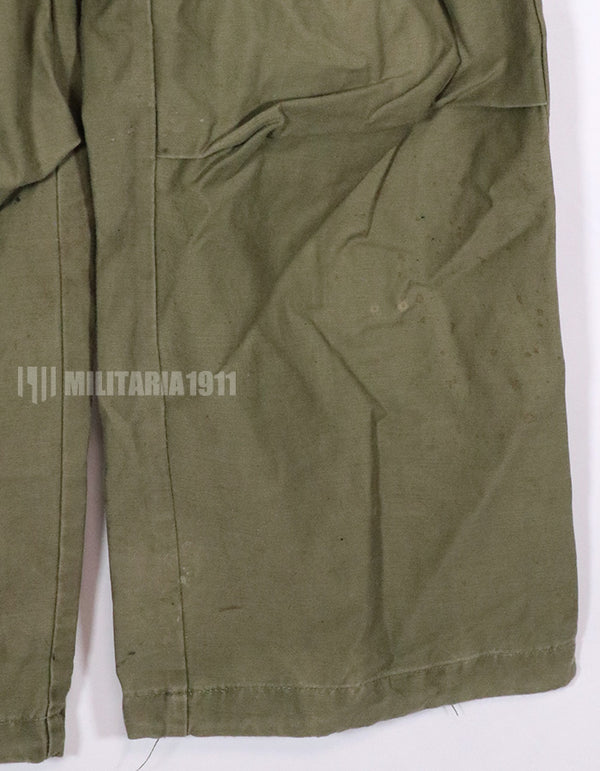 実物　1974年製 M65 コットンフィールドパンツ　中古品　退色あり