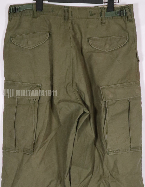 実物　1974年製 M65 コットンフィールドパンツ　中古品　退色あり