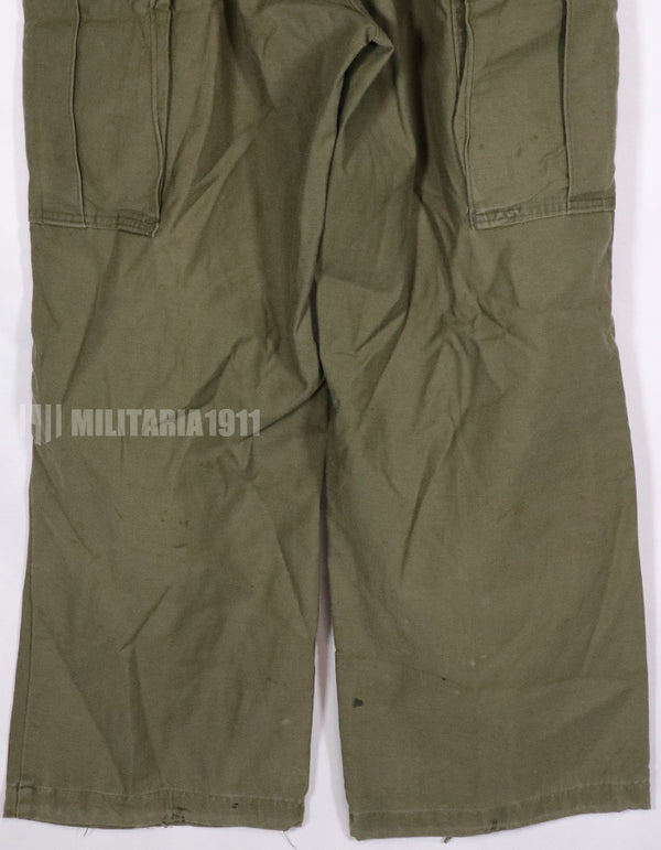 実物　1974年製 M65 コットンフィールドパンツ　中古品　退色あり
