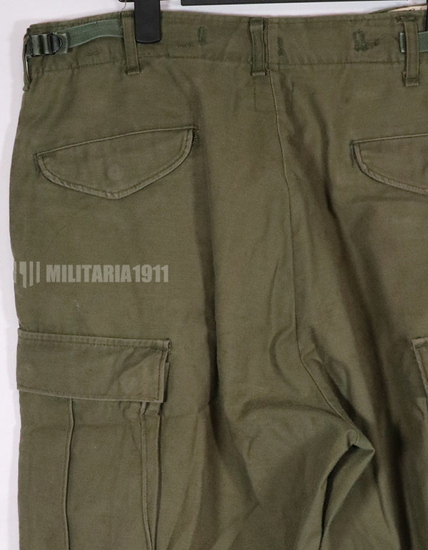 実物　1974年製 M65 コットンフィールドパンツ　中古品　退色あり