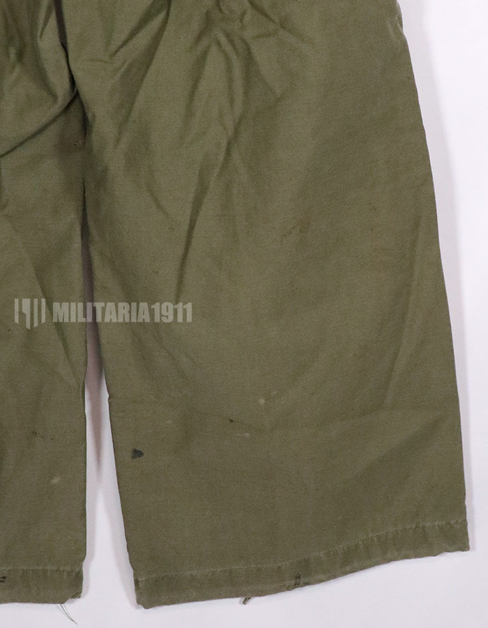 実物　1974年製 M65 コットンフィールドパンツ　中古品　退色あり