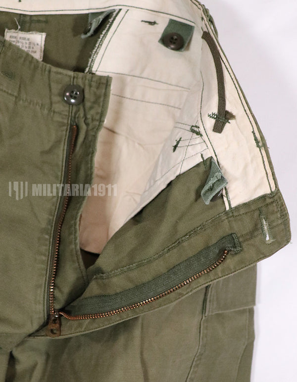 実物　1974年製 M65 コットンフィールドパンツ　中古品　退色あり