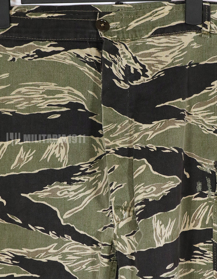 実物　沖縄タイガー　タイガーストライプ パンツ　中古品　補修あり