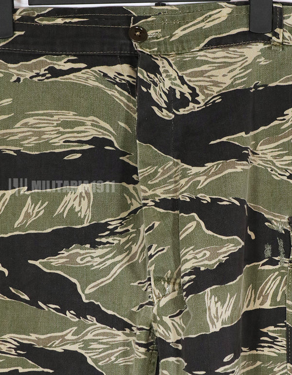 実物　沖縄タイガー　タイガーストライプ パンツ　中古品　補修あり