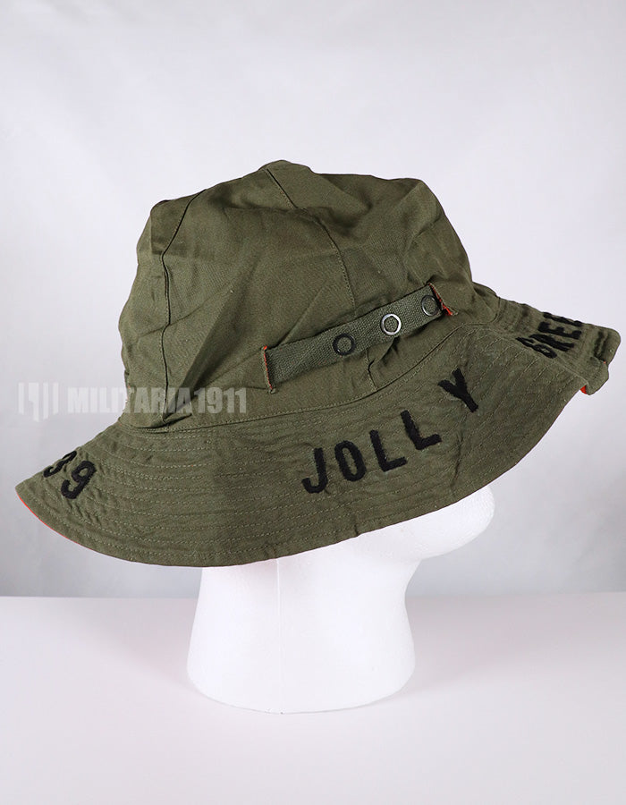 実物　アメリカ空軍　JOLLY GREEN GIANT パラレスキューハット　状態良い　刺繍入り